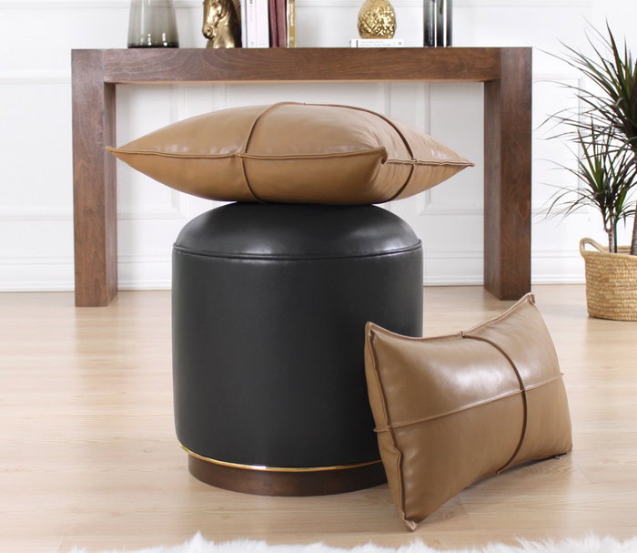 Atelier Del Sofa Puf Glam Bohemio Antracita